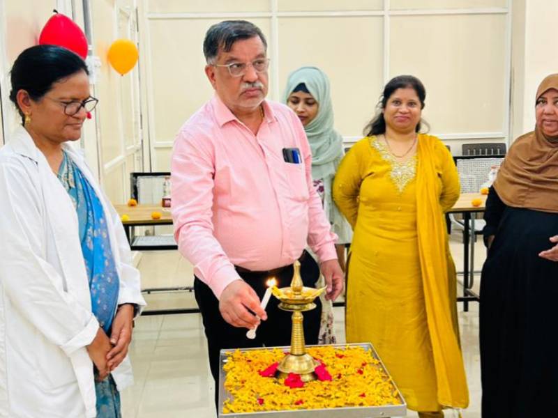 Re-Inauguration of microbiology laboratory