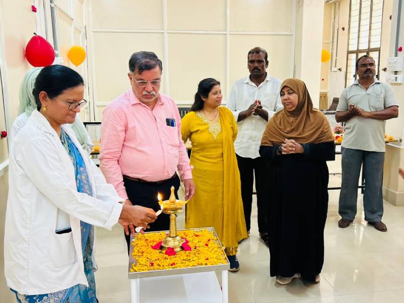 Re-Inauguration of microbiology laboratory