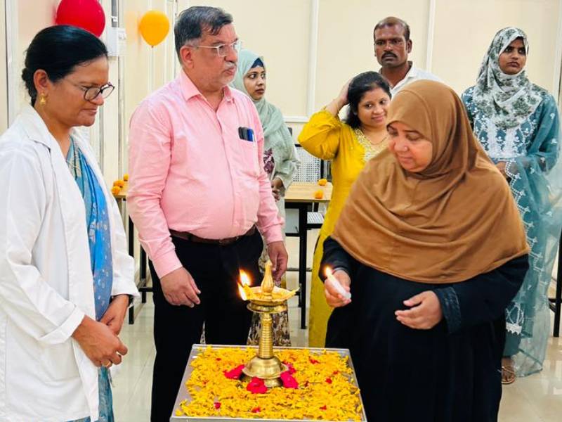 Re-Inauguration of microbiology laboratory