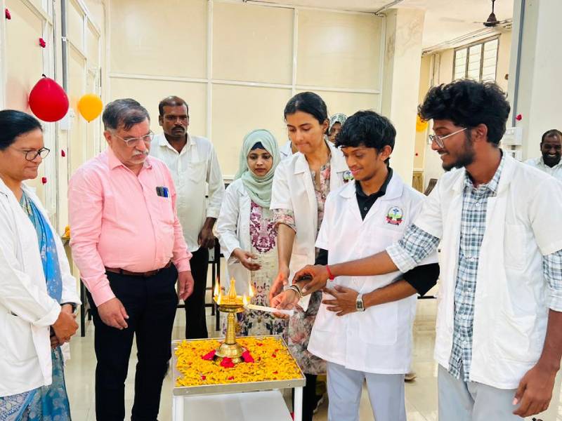 Re-Inauguration of microbiology laboratory