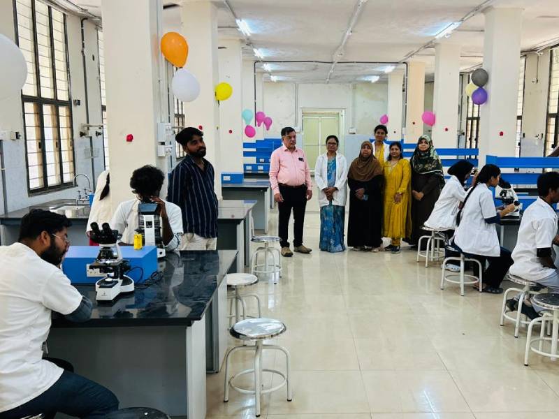Re-Inauguration of microbiology laboratory
