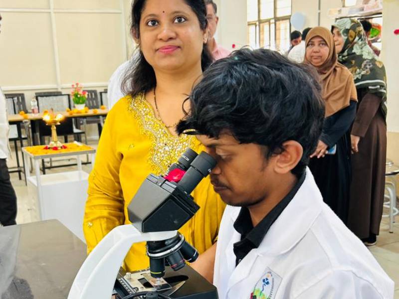 Re-Inauguration of microbiology laboratory