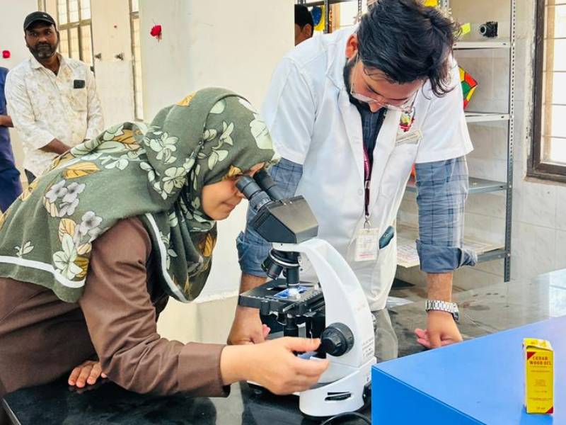 Re-Inauguration of microbiology laboratory