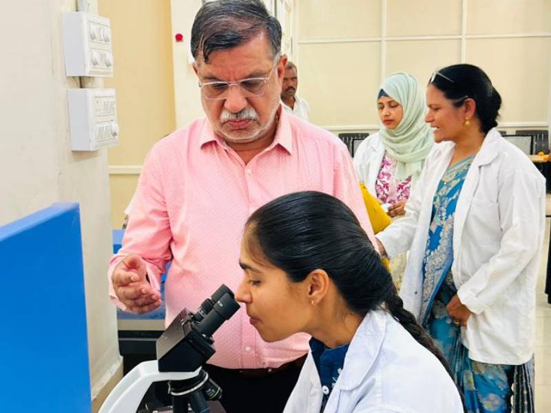 Re-Inauguration of microbiology laboratory