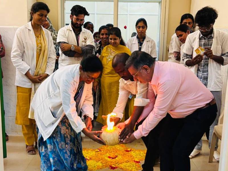 Re-Inauguration of microbiology laboratory