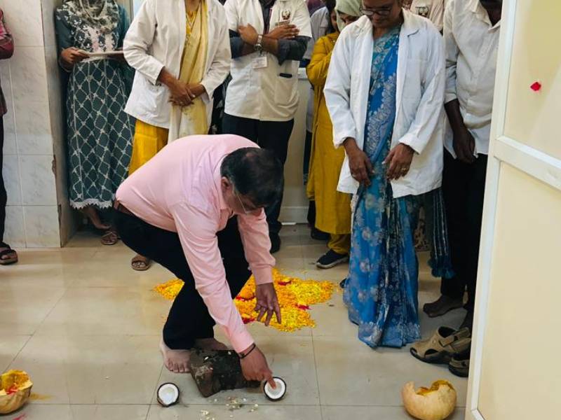 Re-Inauguration of microbiology laboratory