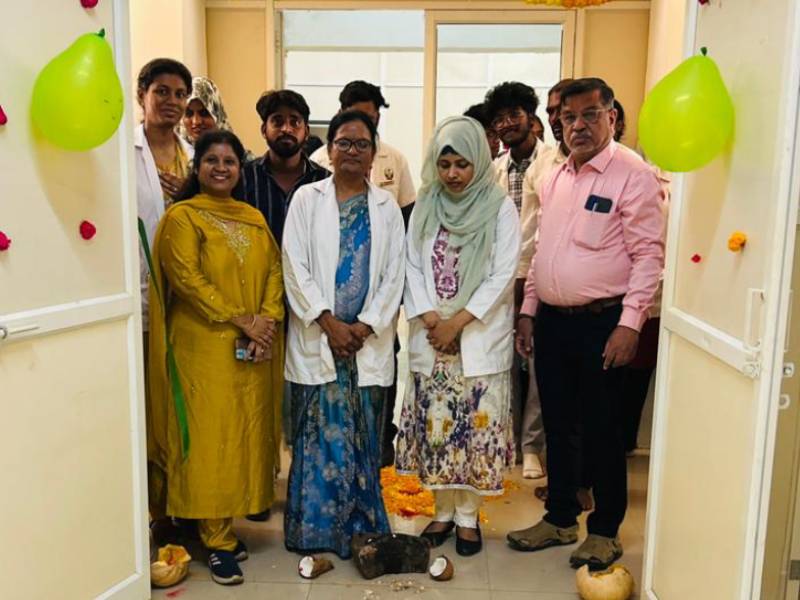 Re-Inauguration of microbiology laboratory